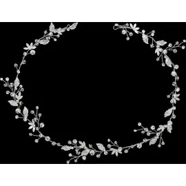 DELICATE LEAVES IN RHINESTONE HEADPIECE wedding gown at Bellissima Bridal
