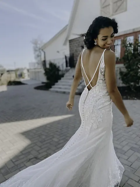 Evangeline wedding gown at Bellissima Bridal