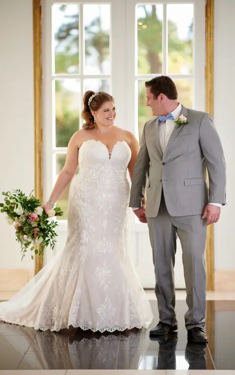 Glamour wedding gown at Bellissima Bridal